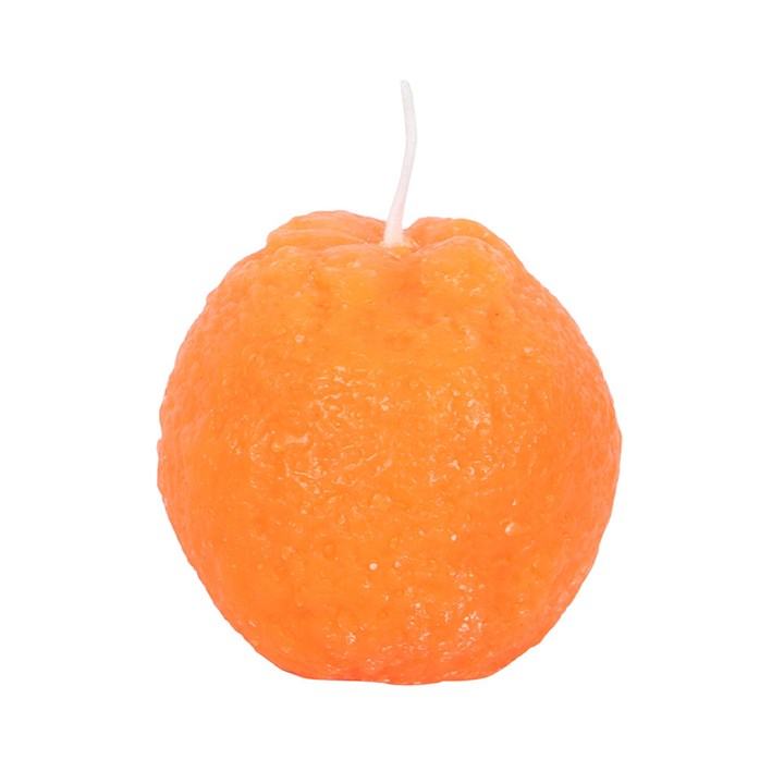 Eleanoras Set Of 3 Orange Shaped Candles Candles