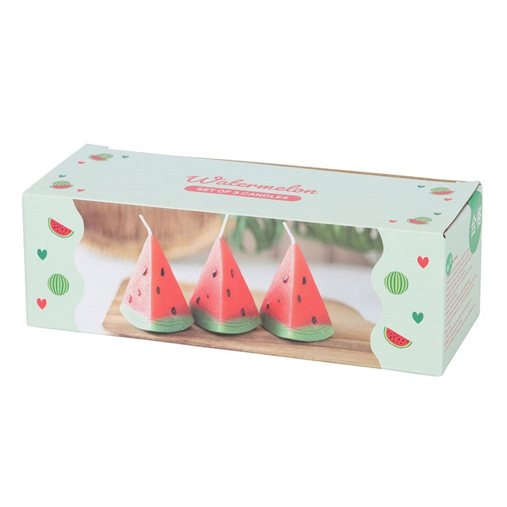 Eleanoras Set Of 3 Watermelon Candles Candles