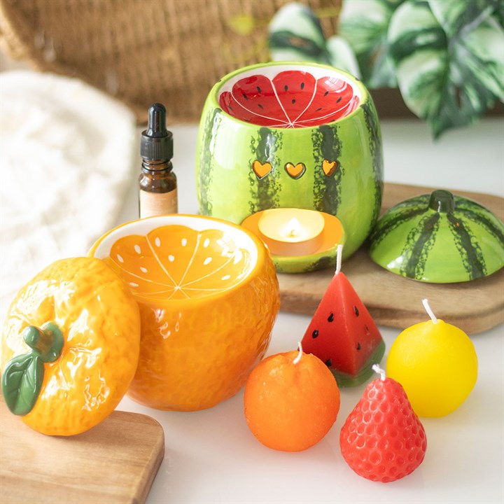 Eleanoras Set Of 4 Fruit Shaped Candles Candles