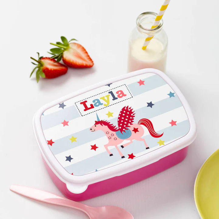 Eleanoras UNICORN PERSONALISED LUNCH BOX Lunch Boxes