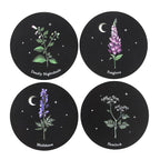Eleanoras Poisonous Plants Coaster Set Tableware & Coasters
