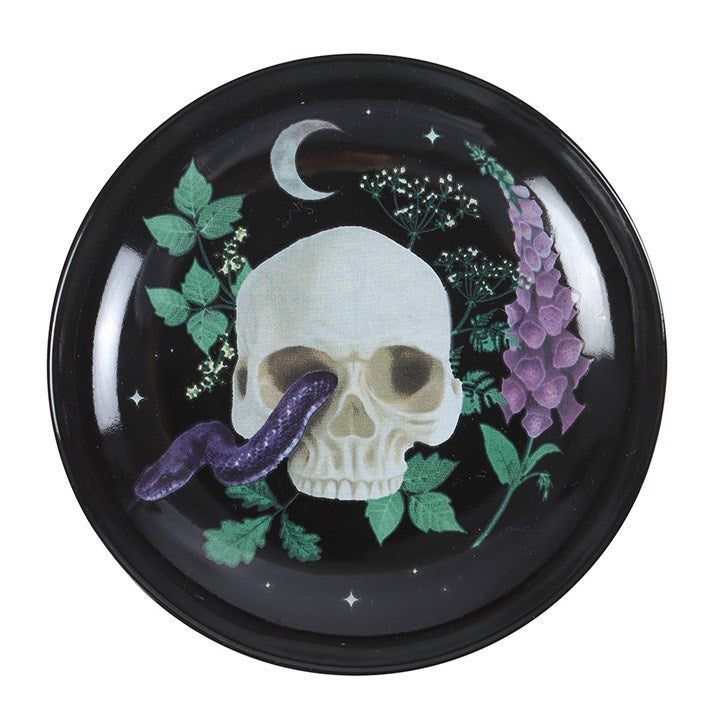 Eleanoras Venom & Vines Skull Trinket Dish Jewellery Storage