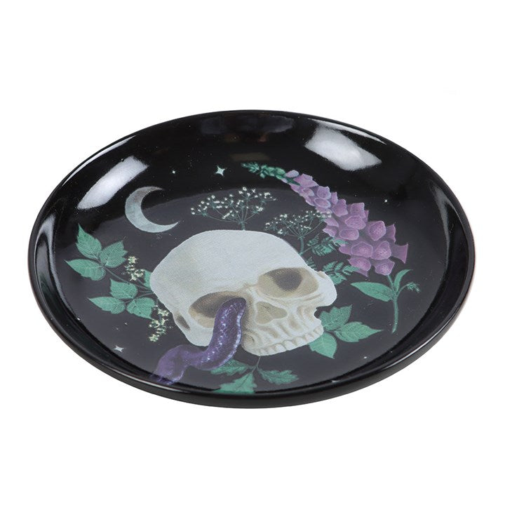 Eleanoras Venom & Vines Skull Trinket Dish Jewellery Storage