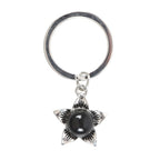 Eleanoras Deadly Nightshade Keyring with Black Obsidian Keyrings