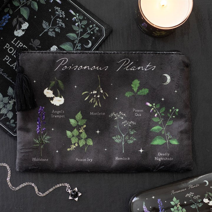 Eleanoras Poisonous Plants Makeup Bag Make Up / Wash Bags