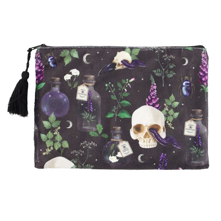 Eleanoras Venom & Vines Print Makeup Bag 