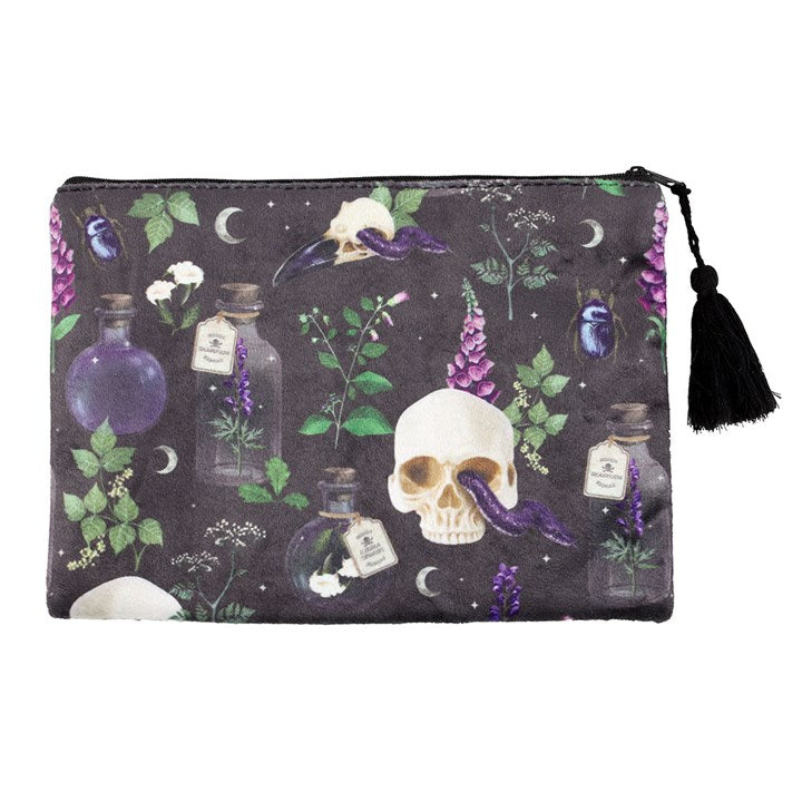 Eleanoras Venom & Vines Print Makeup Bag 