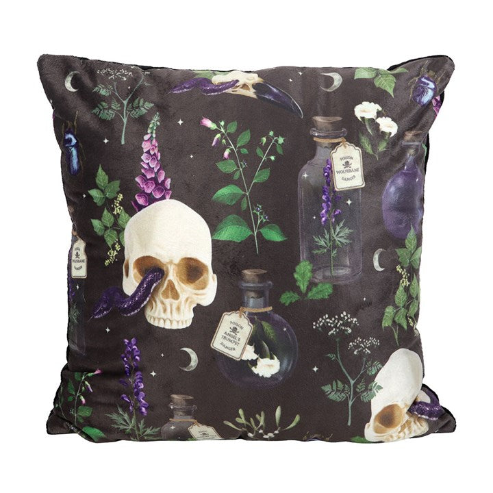 Eleanoras Venom & Vines Print Square Cushion Cushions & Covers