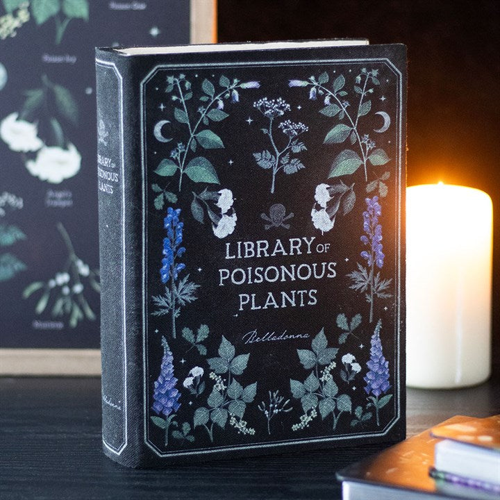 Eleanoras Library of Poisonous Plants Book Shaped Storage Box Boxes & Chests