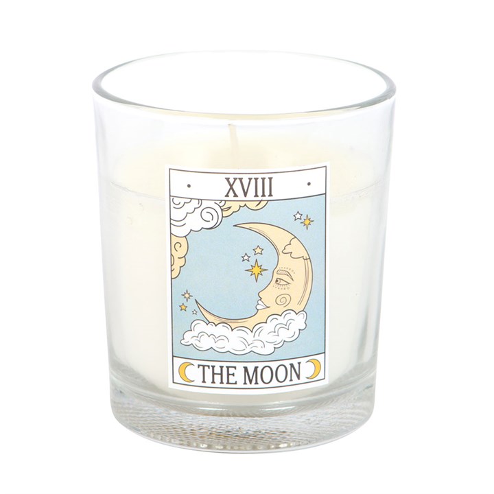 The Moon Vintage Tarot Vanilla Candle