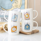 Eleanoras Set of 4 Vintage Tarot Mugs Mugs