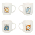 Eleanoras Set of 4 Vintage Tarot Mugs Mugs