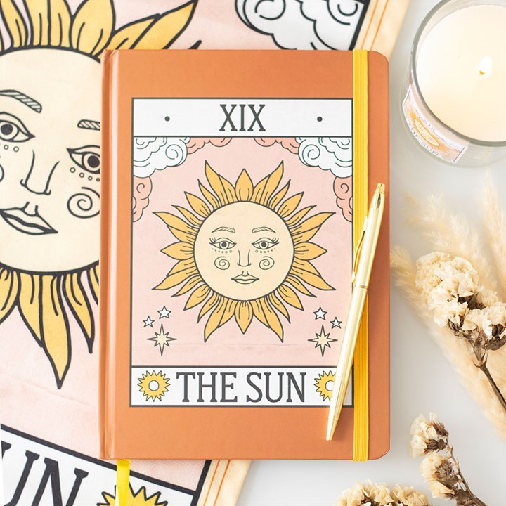 Eleanoras The Sun Vintage Tarot A5 Notebook Notebooks & Journals