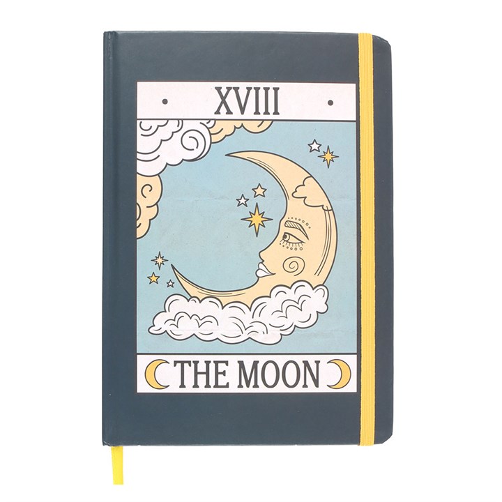 Eleanoras The Moon Vintage Tarot A5 Notebook Notebooks & Journals