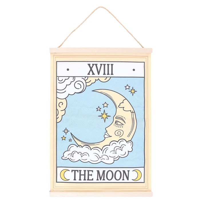 Eleanoras The Moon Vintage Tarot Wall Hanging Wall Hangings & Plaques