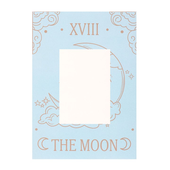 Eleanoras The Moon Vintage Tarot Necklace on Greeting Card 