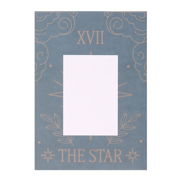 Eleanoras The Star Vintage Tarot Necklace on Greeting Card 