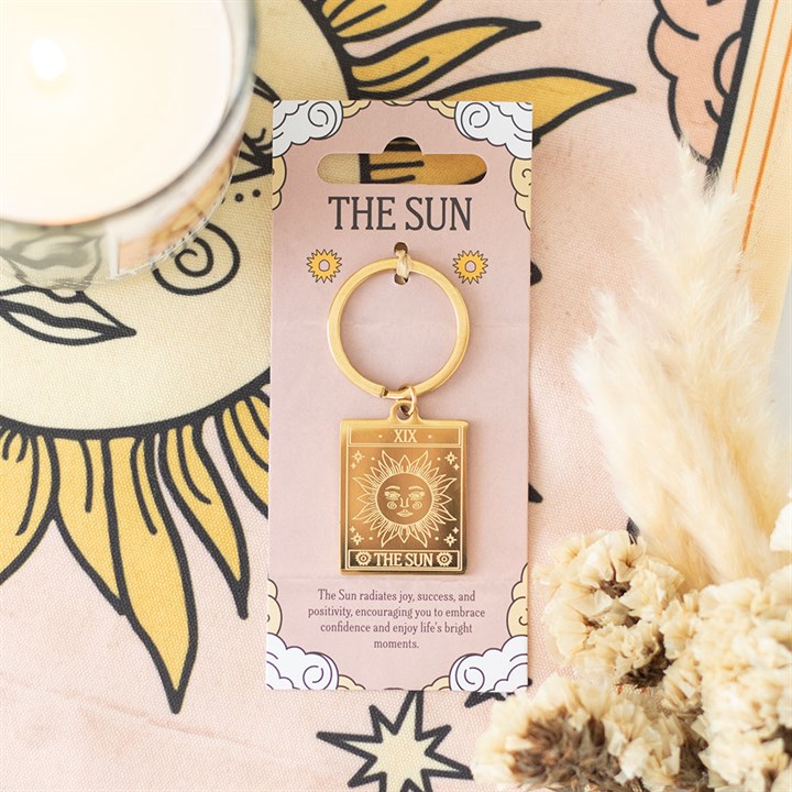 Eleanoras The Sun Vintage Tarot Keyring Keyrings