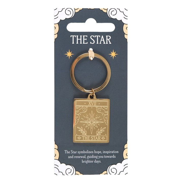 Eleanoras The Star Vintage Tarot Keyring Keyrings