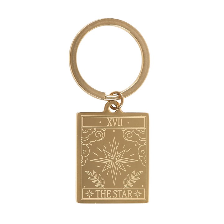Eleanoras The Star Vintage Tarot Keyring Keyrings