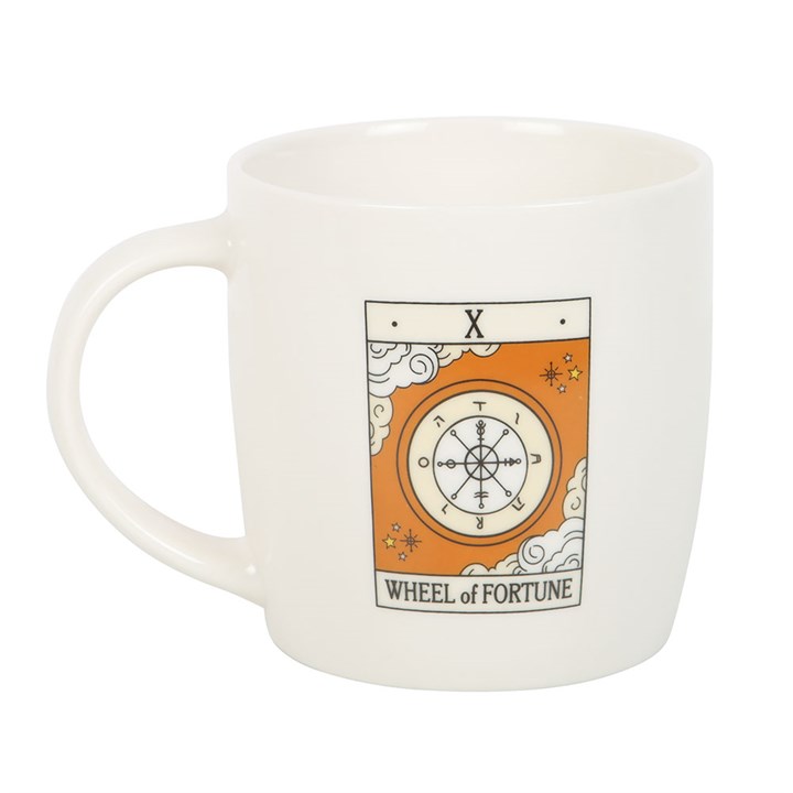 Eleanoras The Wheel of Fortune Vintage Tarot  Mug Mugs