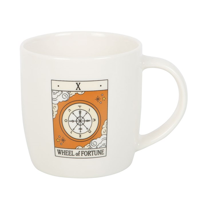 Eleanoras The Wheel of Fortune Vintage Tarot  Mug Mugs
