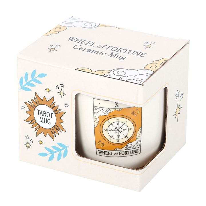 Eleanoras The Wheel of Fortune Vintage Tarot  Mug Mugs