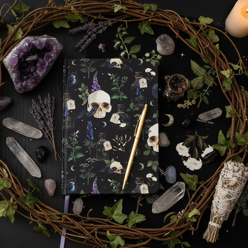 Eleanoras Venom & Vines Print A5 Notebook Notebooks