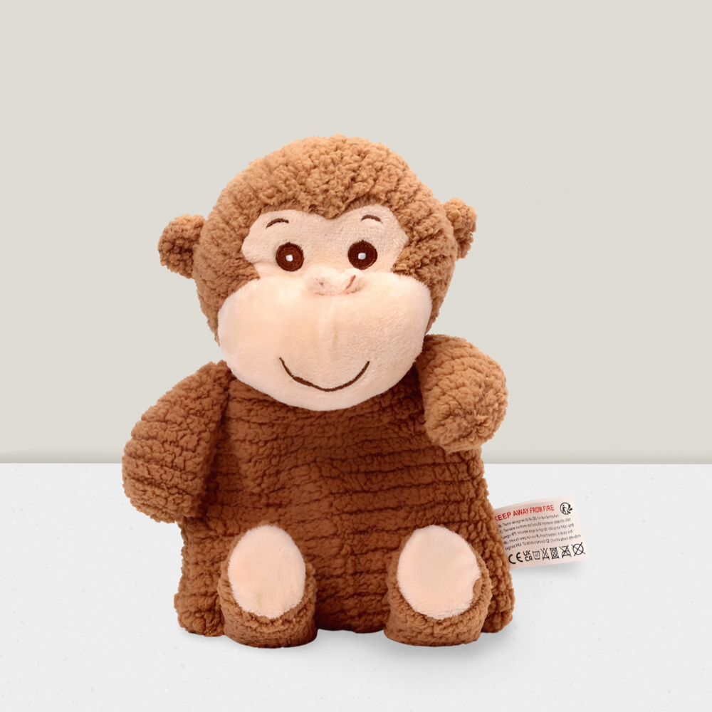 Monkey Microwavable Plush Lavender Heat Pack
