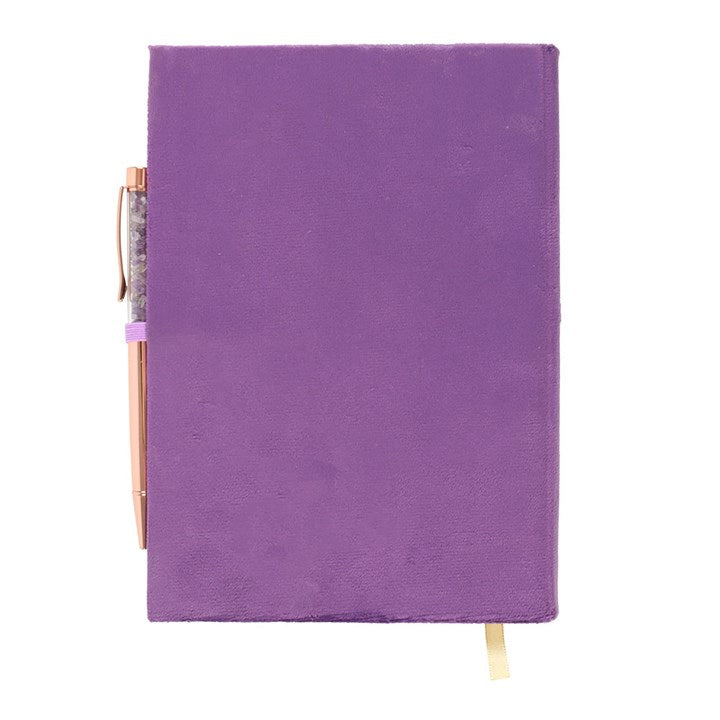 Eleanoras Book Of Spells Journal With Amethyst Crystal Pen Notebooks & Journals