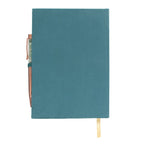 Eleanoras Book Of Abundance Journal With Green Adventurine Crystal Pen Notebooks & Journals