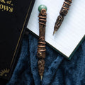 Eleanoras Abundance Green Aventurine Crystal Wand Pen 