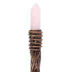 Eleanoras THIN ROMANCE ROSE QUARTZ CRYSTAL WAND 