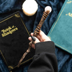 Eleanoras Romance Rose Quartz Crystal Wand with Pouch 