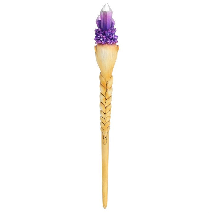 Goddess Purple Crystal Wand