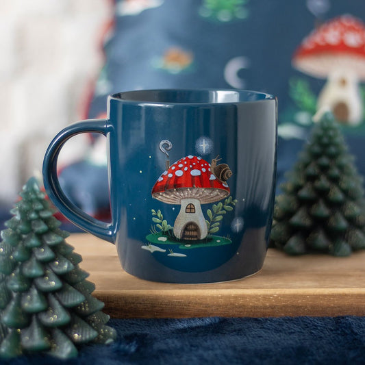 GNOME SWEET GNOME MUSHROOM MUG Mugs from Eleanoras