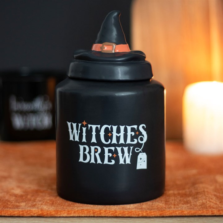 Eleanoras WITCHES BREW CERAMIC TEA CANISTER Teapots & Tea Accessories