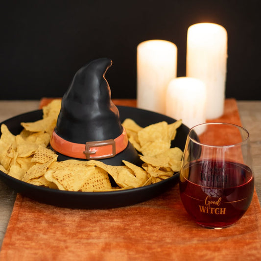 WITCH HAT CHIP & DIP DISH