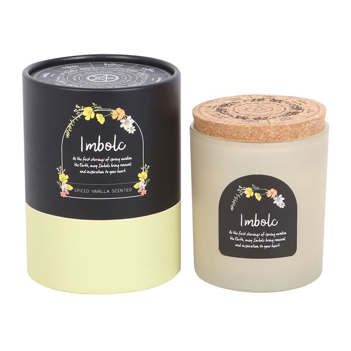 Imbolc Spiced Vanilla Wheel of the Year Candle
