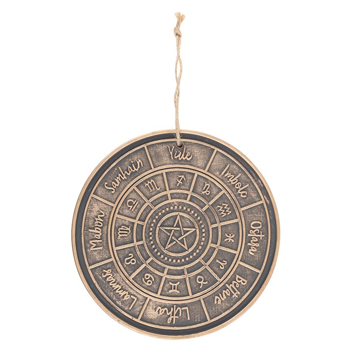Eleanoras Bronze Wheel of the Year Hanging Terracotta Plaque 
