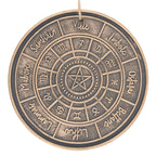 Eleanoras Bronze Wheel of the Year Hanging Terracotta Plaque 