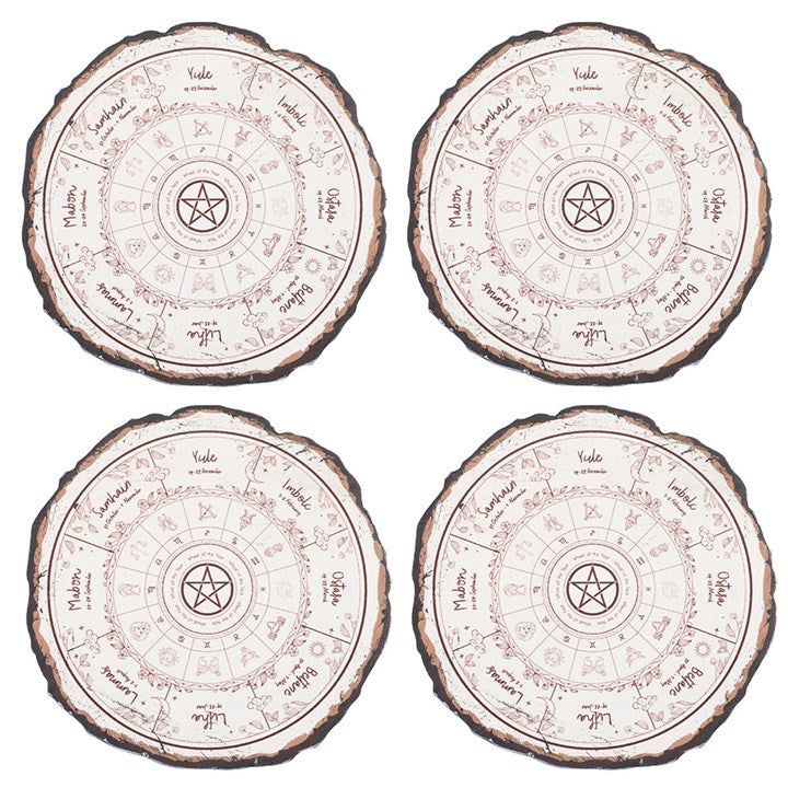 Eleanoras Wheel of the Year Coaster Set Coasters