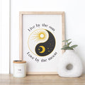 Eleanoras Yin Yang Framed Wall Art Print Framed Prints