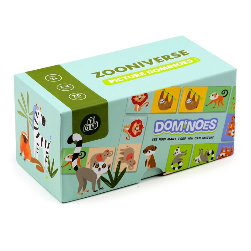 Eleanoras Zooniverse Kids Dominoes Set Toys