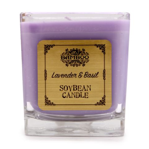 Lavender & Basil Soybean Jar Candles