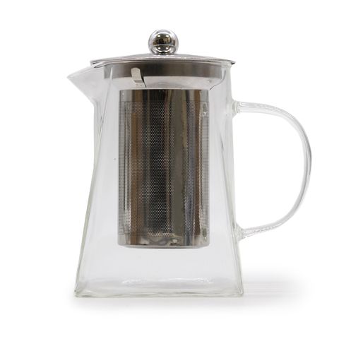 Tower Shape Glass Infuser Teapot 750ml