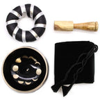 Moon Phase Black Singing Bowl Set 10.7cm
