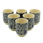Blue Pattern Herbal Tea Cups
