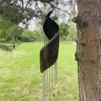 Chocolate Coconut Leaf Wind Chimes