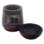 Elephant Five Colours Large Soapstone Oil Burner